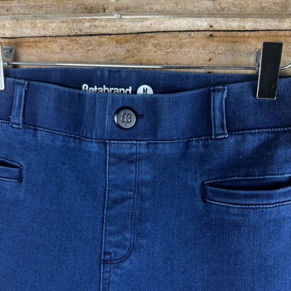 Betabrand Flare Jeans Sz Med Short Petite - Picture 3 of 5